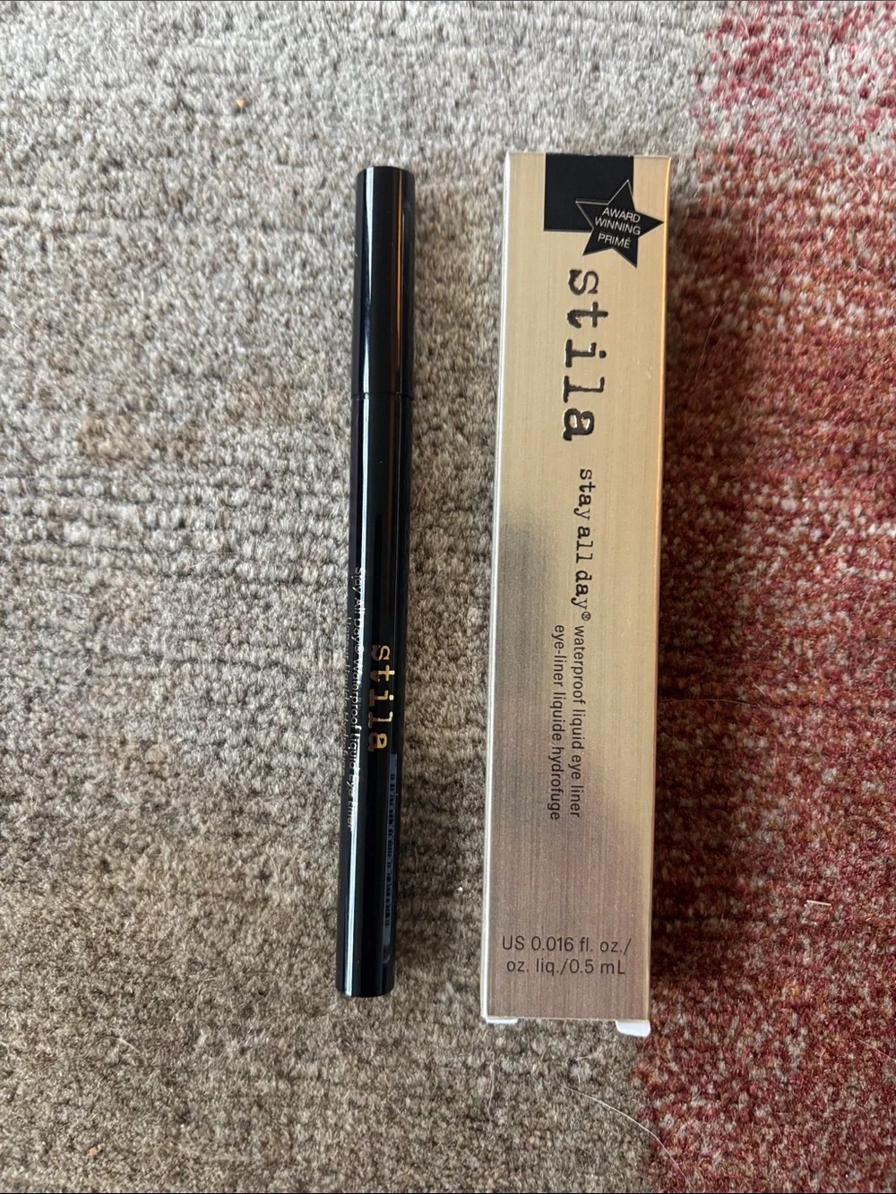 New - Stila 'Stay All Day' Liquid Eyeliner Pen - Intense Black - Full Size